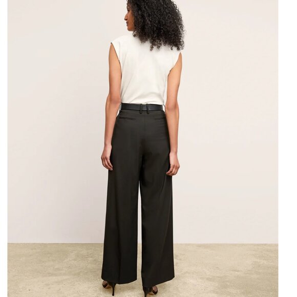 MM LaFleur The Zuri Pant - Washable Wool Twill - Black - Size 8 NWT - Picture 2 of 16